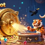Experience the thrill of playing uu88 slot in a vibrant animated setting with treasure and excitement.