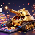 Engage in thrilling slots gameplay with BGD999's colorful 3D casino illustration, showcasing excitement.