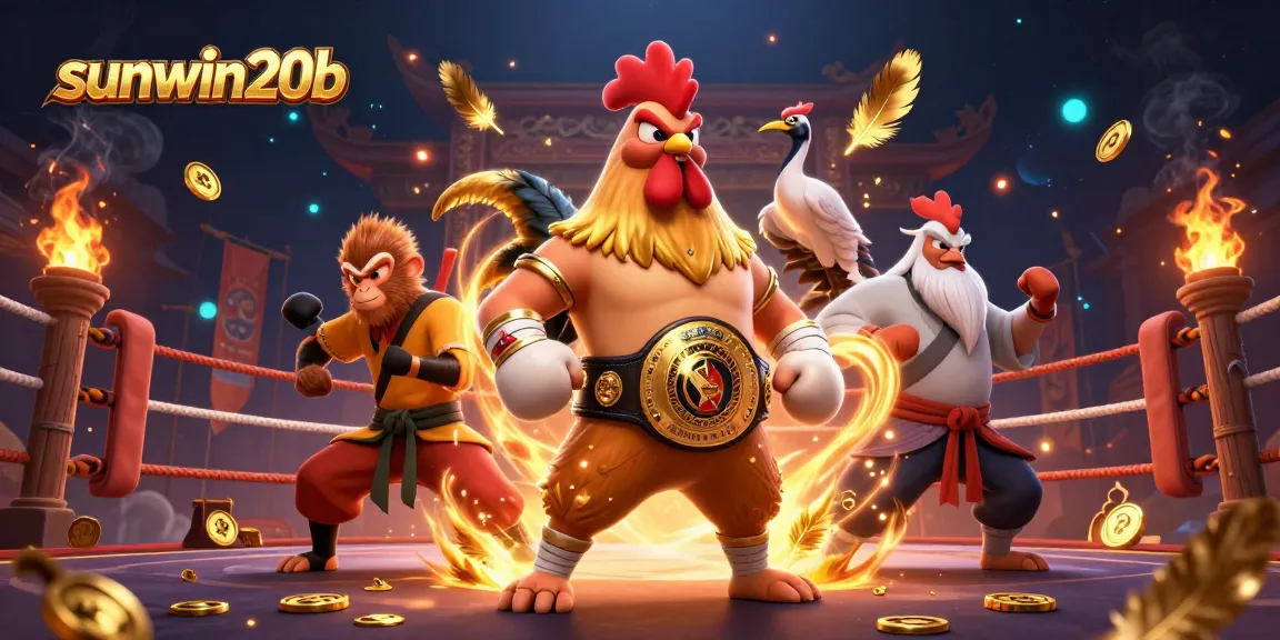 Experience exciting gameplay at sunwin20b with dynamic casino characters in a vibrant fighting arena.
