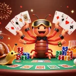 Join the excitement and tải go88 with a vibrant casino scene showcasing a millipede dealer and high-roller snail.